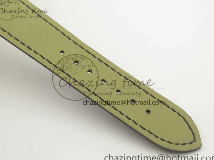 0111 De Ville YG MKF 1:1 Best Edition Silver Dial Diamonds Markers on Black Leather Strap MIYOTA 9015 V Flexible 8046